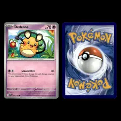 Dedenne Card 36.0 Scarlet Violet Series Paldean Fates Pokemon Cards Collection - Image 6