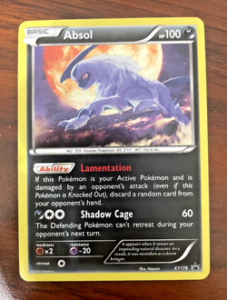 Pokemon Card- Absol XY178 Promo- Black Star Promo 2016- Cosmos Holo MP - Image 1