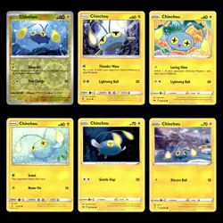Chinchou Card 20.0 Scarlet Violet Series Paldean Fates Pokemon Cards Set TCG - Image 1