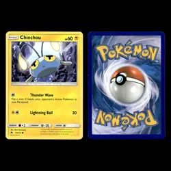 Chinchou Card 20.0 Scarlet Violet Series Paldean Fates Pokemon Cards Set TCG - Image 4