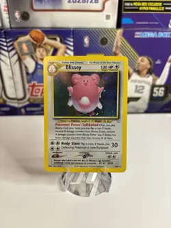 Pokemon TCG Blissey Neo Revelation Holo Rare Card 2/64 - Image 1