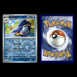 Clawitzer Card 50.0 Scarlet Violet Pokemon Cards Collection Set Deck Building - Image 3