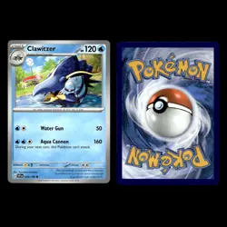Clawitzer Card 50.0 Scarlet Violet Pokemon Cards Collection Set Deck Building - Image 4