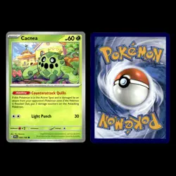 Cacturne Card 6.0 Scarlet Violet Pokemon Cards Collection Set Deck Building - Image 7