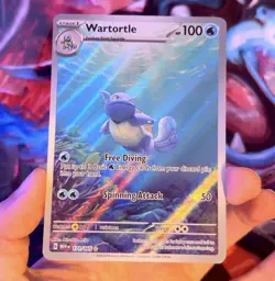 Pokemon TCG Wartortle Scarlet & Violet 151 Card Holo IR 171/165 - Image 1