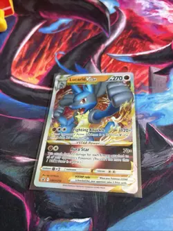 Lucario VSTAR SWSH214 SWSH: Sword & Shield Promo Cards Holo - Image 1