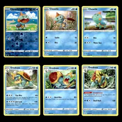 Chewtle Card Pokemon Cards Collection Set Deck Building TCG - Image 1
