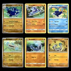 Whiscash Card  109.0 Scarlet Violet Series Obsidian Flames Pokemon Cards Set - Image 1