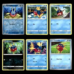 Carvanha Card  42.0 Scarlet Violet Series Temporal Forces Pokemon Cards Set TCG - Image 1