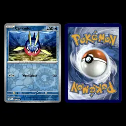 Carvanha Card  42.0 Scarlet Violet Series Temporal Forces Pokemon Cards Set TCG - Image 3