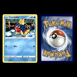 Carvanha Card  42.0 Scarlet Violet Series Temporal Forces Pokemon Cards Set TCG - Image 4