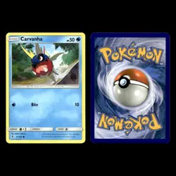 Carvanha Card  42.0 Scarlet Violet Series Temporal Forces Pokemon Cards Set TCG - Image 5