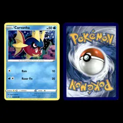 Carvanha Card  42.0 Scarlet Violet Series Temporal Forces Pokemon Cards Set TCG - Image 7