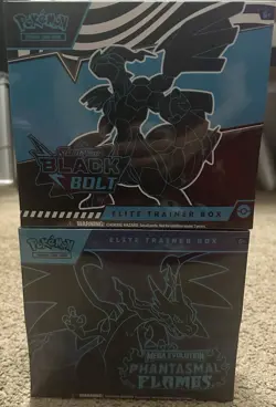Pokemon ETB Scarlet And Violet Black Bolt And Phantasmal Flames - Image 4