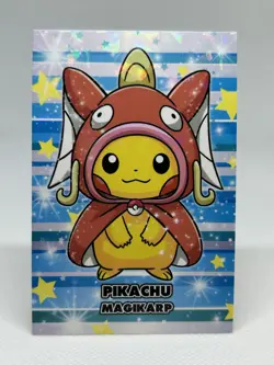 PIKACHU PONCHO x MAGIKARP - POKEMON CARD DATABASE - PSA , CGC , BGS , TAG , TCG - Image 1