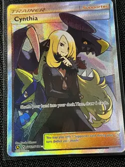 Cynthia Trainer SV82/SV94 Pokemon Hidden Fates Holo Rare NM - Image 1