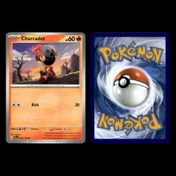 Charcadet Card 14 Scarlet Violet Series Paldean Fates Pokemon Cards Collection - Image 4