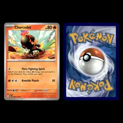 Charcadet Card 14 Scarlet Violet Series Paldean Fates Pokemon Cards Collection - Image 5