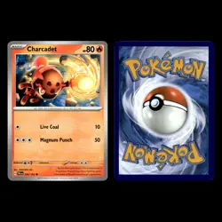 Charcadet Card 14 Scarlet Violet Series Paldean Fates Pokemon Cards Collection - Image 6