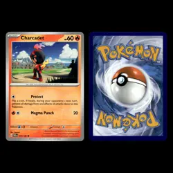 Charcadet Card 14 Scarlet Violet Series Paldean Fates Pokemon Cards Collection - Image 8