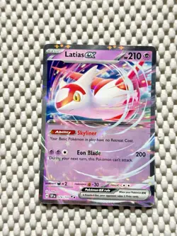 Latias ex 076/191 Holo Pokemon SV08: Surging Sparks English Near Mint #1 - Image 1