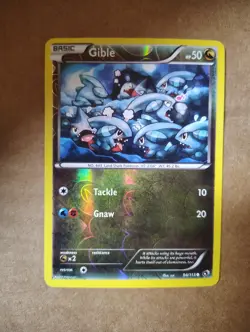 Pokemon Gible 94/113 Legendary Treasures Reverse Holo 50 HP Common English - Image 1