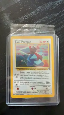 Pokemon TCG Cool Porygon 15 Promo holo black star SEALED - Image 1