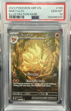 2023 Pokemon SV Obsidian Flames OBF EN Ninetales #199/197 PSA 10 - Image 1