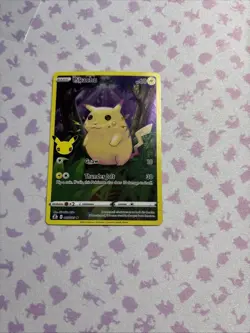 Pokemon Pikachu TCG Celebrations 25th Anniversary Holo Rare Card 05/25 - Image 1