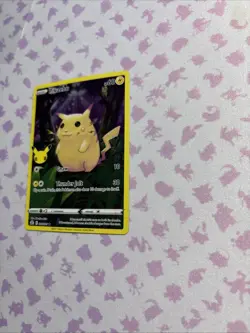 Pokemon Pikachu TCG Celebrations 25th Anniversary Holo Rare Card 05/25 - Image 2