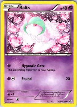Ralts RC8/RC25 Legendary Treasures: Radiant Collection Pokemon TCG LP Holo - Image 1
