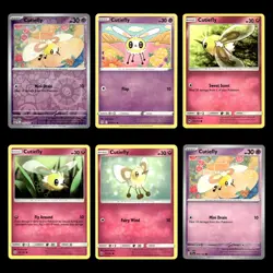 Cutiefly Card 75 Scarlet Violet Series Temporal Forces Pokemon Cards Set TCG - Image 1