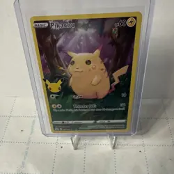 2021 Pokemon Celebrations Pikachu Full Art Holo English 005/025 MINT - Image 1