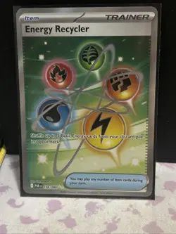 Pokemon Energy Recycler 108/088 Full Art Foil POR Set Trainer Ultra Rare - Image 1