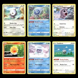 Castform Card 105 Sun Moon Guardians Rising Pokemon Cards Collection Set TCG - Image 1