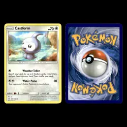 Castform Card 105 Sun Moon Guardians Rising Pokemon Cards Collection Set TCG - Image 3