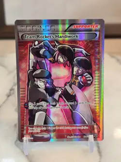 Pokemon TCG Team Rocket's Handiwork (Full Art) 124/124 Fates Collide Holo MP - Image 1