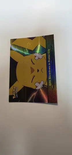 Topps Pokemon TV Animation Series 2 Rainbow Foil EP5 Showdown in Pewter City - Image 1