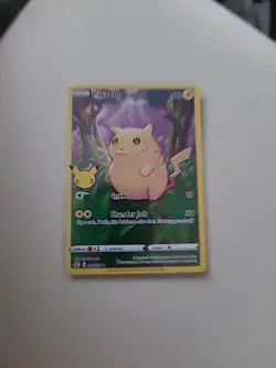 Pikachu 005/025 Ultra Rare Sword Shield 25th Anniversary Full Art NM Pokemon TCG - Image 2