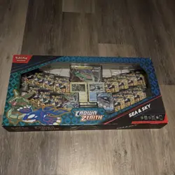 Pokemon Crown Zenith Sea & Sky Premium Exclusive Box Rayquaza Kyogre - Image 1