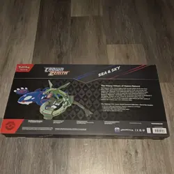 Pokemon Crown Zenith Sea & Sky Premium Exclusive Box Rayquaza Kyogre - Image 2