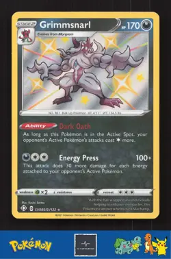 2021 Pokemon SWSH Shining Fates SV085/SV122 Grimmsnarl - Image 1