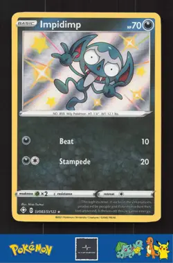 2021 Pokemon SWSH Shining Fates SV083/SV122 Impidimp - Image 1