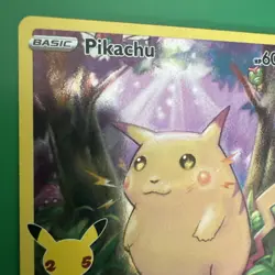 2021 Pokemon Celebrations 25th Anniversary Pikachu Full Art #005/025 Holo NM - Image 5