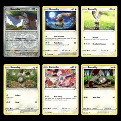 Bunnelby Card 175 Scarlet Violet Series Obsidian Flames Pokemon Cards Set TCG - Image 1