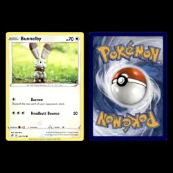 Bunnelby Card 175 Scarlet Violet Series Obsidian Flames Pokemon Cards Set TCG - Image 5