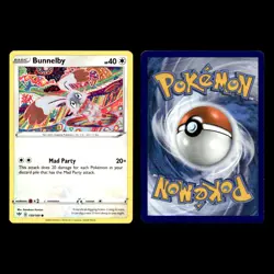 Bunnelby Card 175 Scarlet Violet Series Obsidian Flames Pokemon Cards Set TCG - Image 7