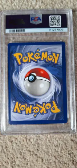 1999 POKEMON BASE SET UNLIMITED #7 HITMONCHAN-HOLO PSA 9 MINT - Image 2