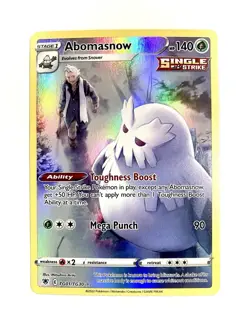 Abomasnow TG01/TG30 Astral Radiance Sword & Shield Trainer Gallery Pokemon NM - Image 1