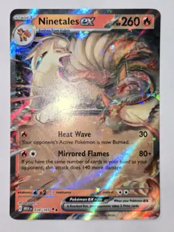 Pokemon TCG Ninetales ex Scarlet & Violet 151 038/165 Holo Double Rare - Image 2